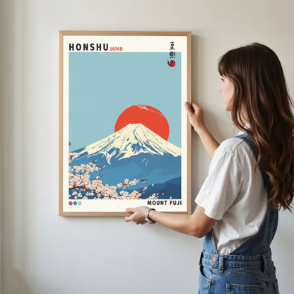 Vibrant Japanese Canvas Wall Art