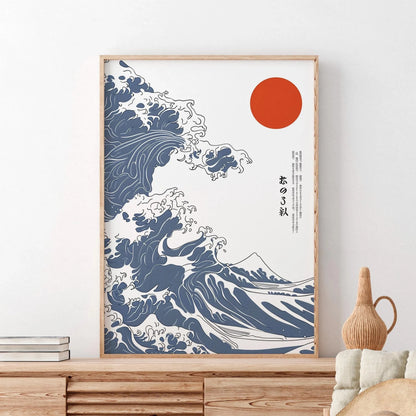 Vibrant Japanese Canvas Wall Art