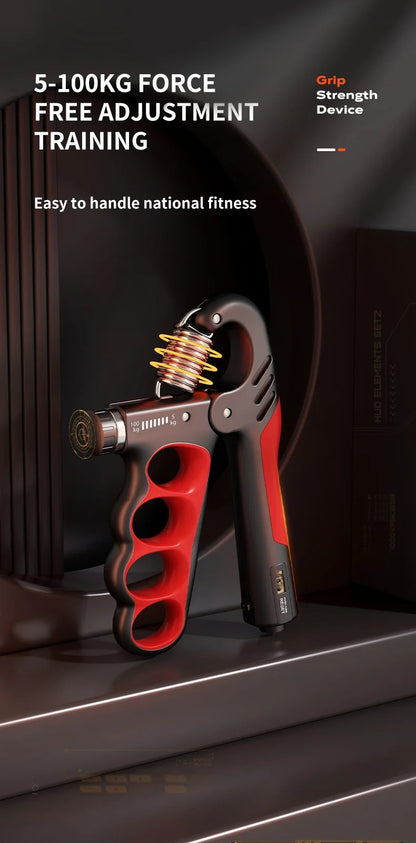 5-100kg Adjustable Grip Strength Trainer