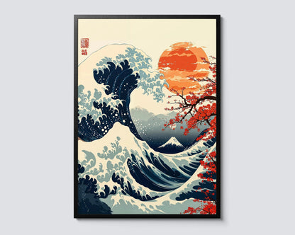 Vibrant Japanese Canvas Wall Art