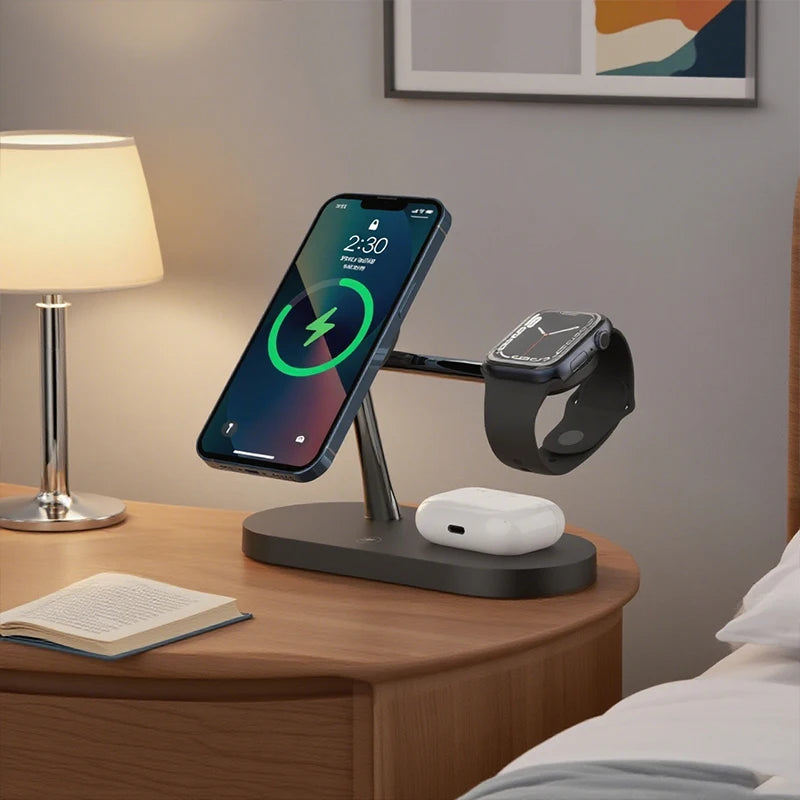 3 in 1 Wireless Charger Stand For Apple Products