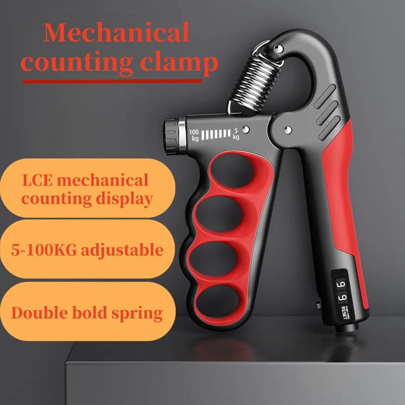 5-100kg Adjustable Grip Strength Trainer