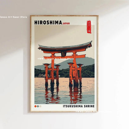 Vibrant Japanese Canvas Wall Art