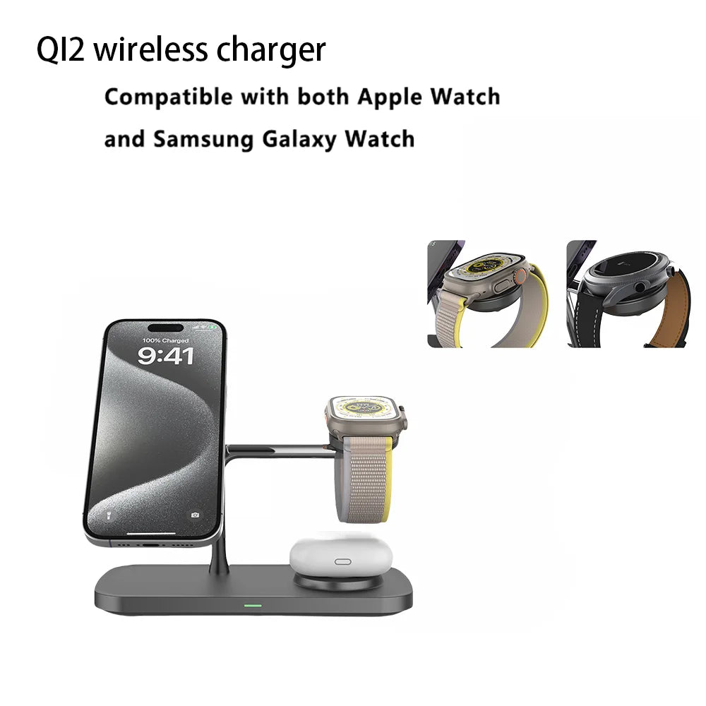 3 in 1 Wireless Charger Stand For Apple Products