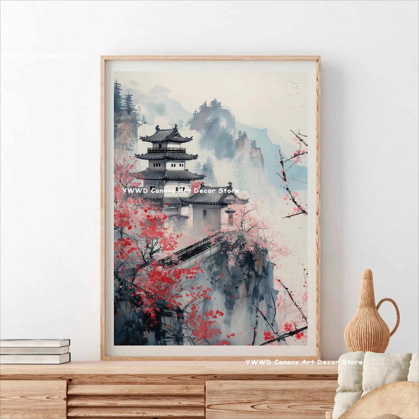 Vibrant Japanese Canvas Wall Art