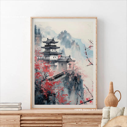 Vibrant Japanese Canvas Wall Art