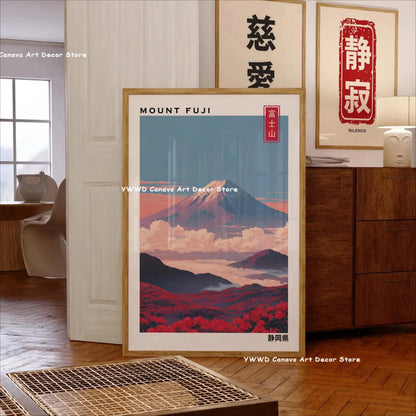 Vibrant Japanese Canvas Wall Art