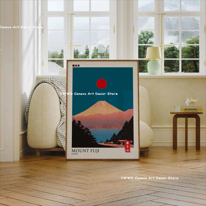 Vibrant Japanese Canvas Wall Art