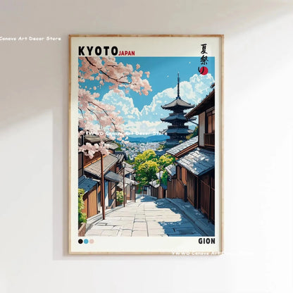 Vibrant Japanese Canvas Wall Art