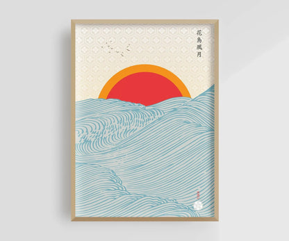 Vibrant Japanese Canvas Wall Art