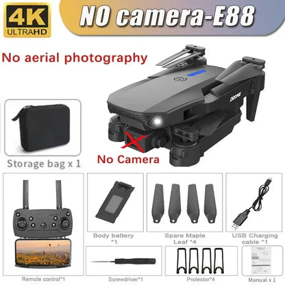 Foldable Helicopter RC Drone With 1080P HD 4K Video Camera