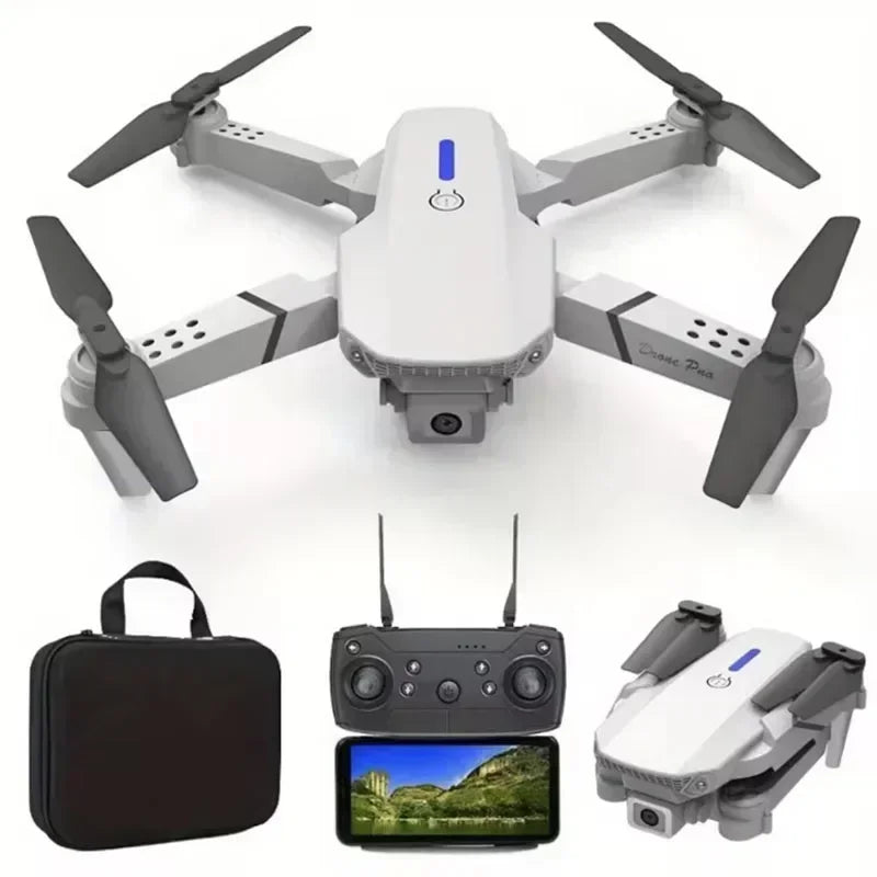 Foldable Helicopter RC Drone With 1080P HD 4K Video Camera